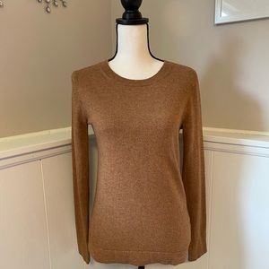 J. Crew Mercantile Women's Wool Blend Teddie Crewneck Sweater XS Camel C…